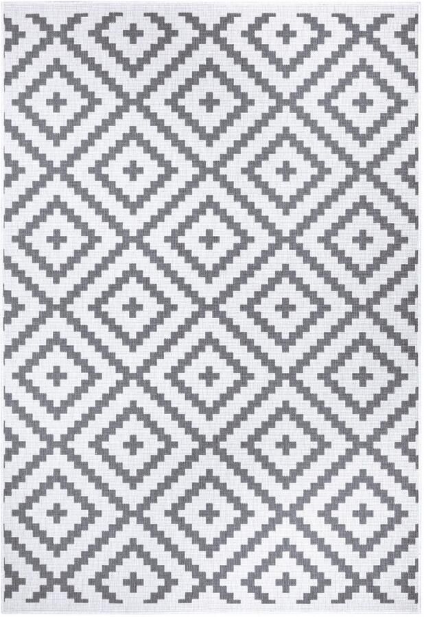 My home Vloerkleed Ronda tweezijdig te gebruiken kleed Sisal-look platweefsel in- en outdoor geometrisch boho design - Foto 7