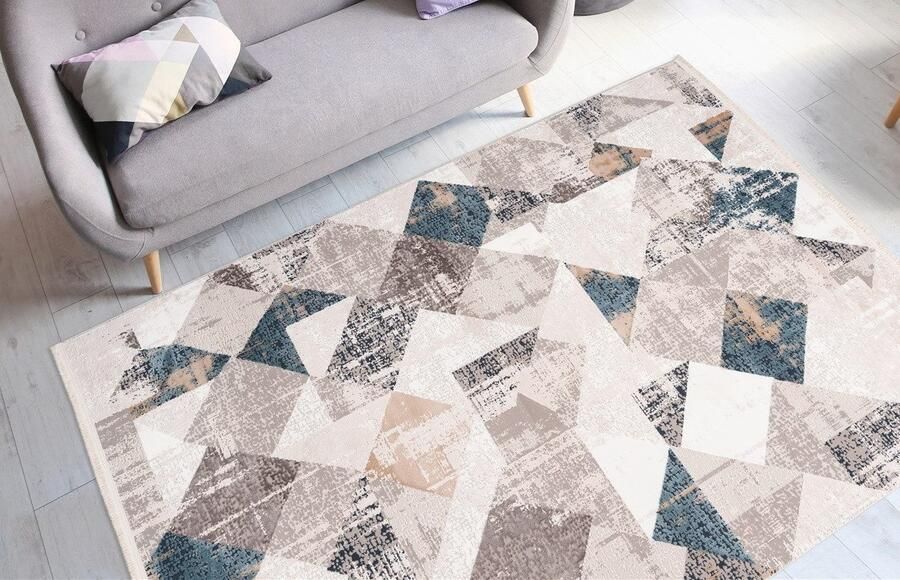 Me gusta Vloerkleed Akropolis 225 vlakke tapijt met katoen achterkant aantrekkelijke vintage-look - Foto 7