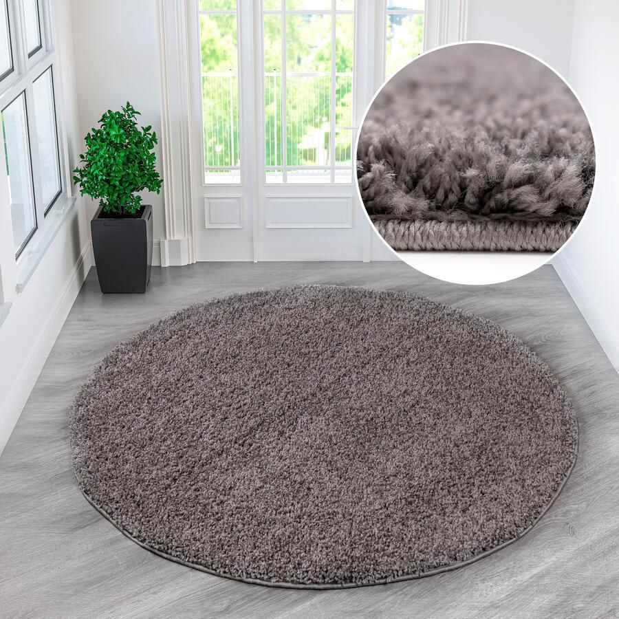 My home Vloerkleed Shaggy 30 Vloerkleed in unikleuren bijzonder zacht en behaaglijk - Foto 8