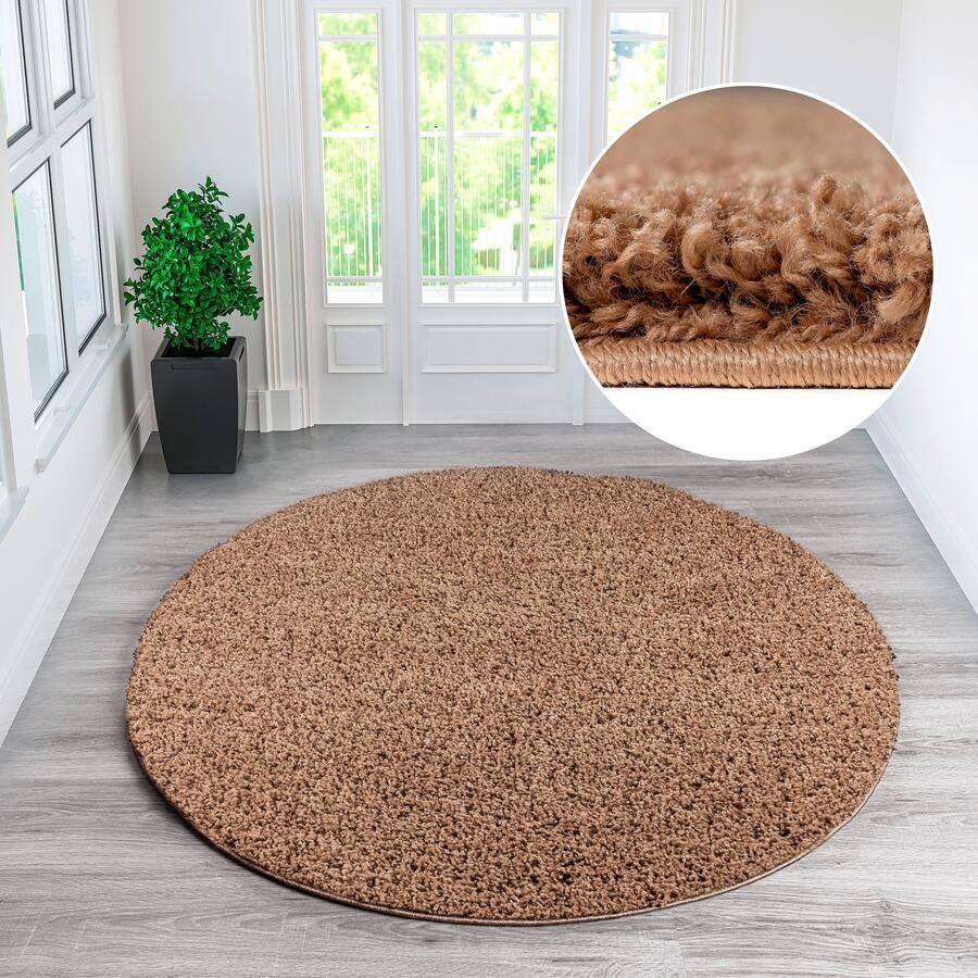 My home Vloerkleed Shaggy 30 Vloerkleed in unikleuren bijzonder zacht en behaaglijk - Foto 8