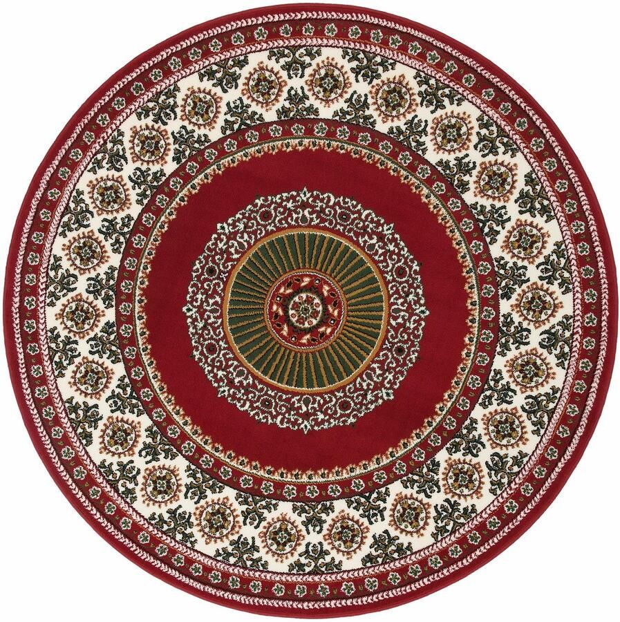 My home Vloerkleed Shari Made in Belgium Oriënt-decor met randdessin korte pool zacht gemakkelijk in onderhoud elegant - Foto 2