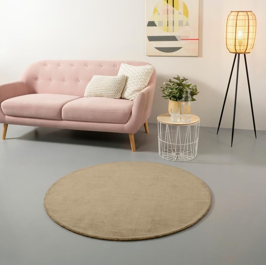 My home Vloerkleed Shirley handgeweven viscose tapijt kleurveranderend Handgeweven vloerkleden woonkamer slaapkamer eetkamer - Foto 2