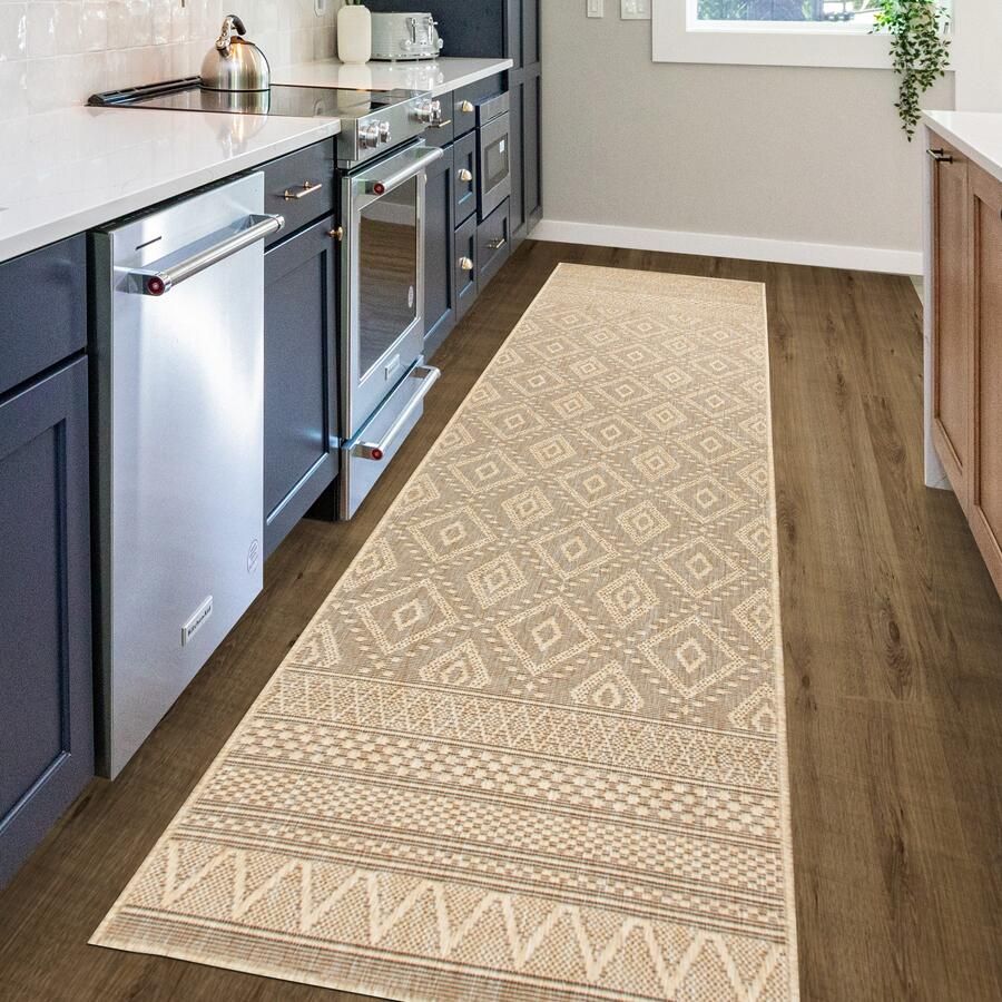 My home Vloerkleed Toronto is ook als loper verkrijgbaar Geschikt voor binnen en buiten sisal-look weerbestendig & uv-bestendig boho