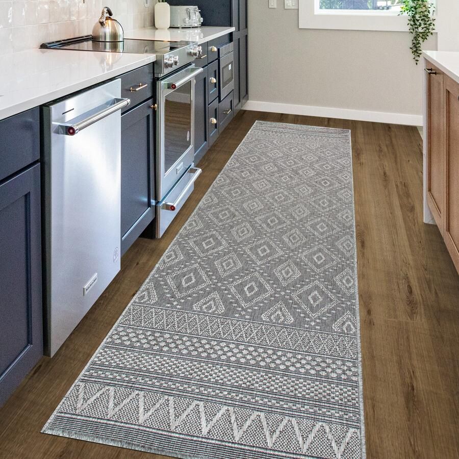 My home Vloerkleed Toronto is ook als loper verkrijgbaar Geschikt voor binnen en buiten sisal-look weerbestendig & uv-bestendig boho