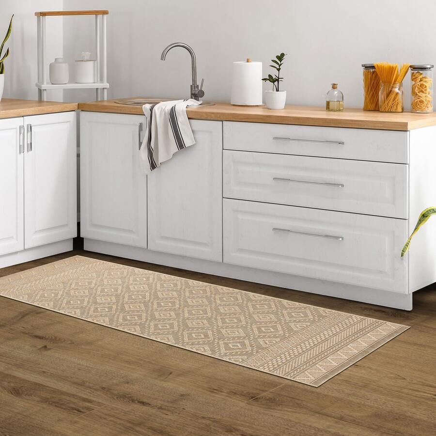 My home Vloerkleed Toronto is ook als loper verkrijgbaar Geschikt voor binnen en buiten sisal-look weerbestendig & uv-bestendig boho - Foto 5