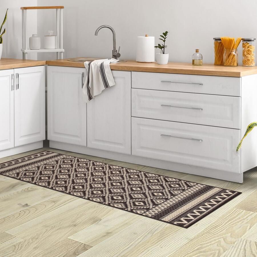 My home Vloerkleed Toronto is ook als loper verkrijgbaar Geschikt voor binnen en buiten sisal-look weerbestendig & uv-bestendig boho - Foto 3