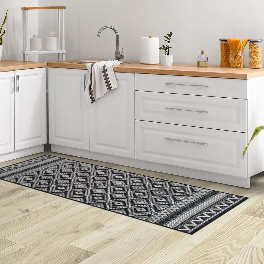 My home Vloerkleed Toronto is ook als loper verkrijgbaar Geschikt voor binnen en buiten sisal-look weerbestendig & uv-bestendig boho - Foto 2