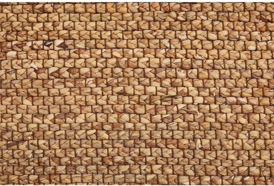 My home Vloerkleed Ulmiz Keerbaar tapijt handgeweven met franjes van 100% waterhyacint - Foto 5