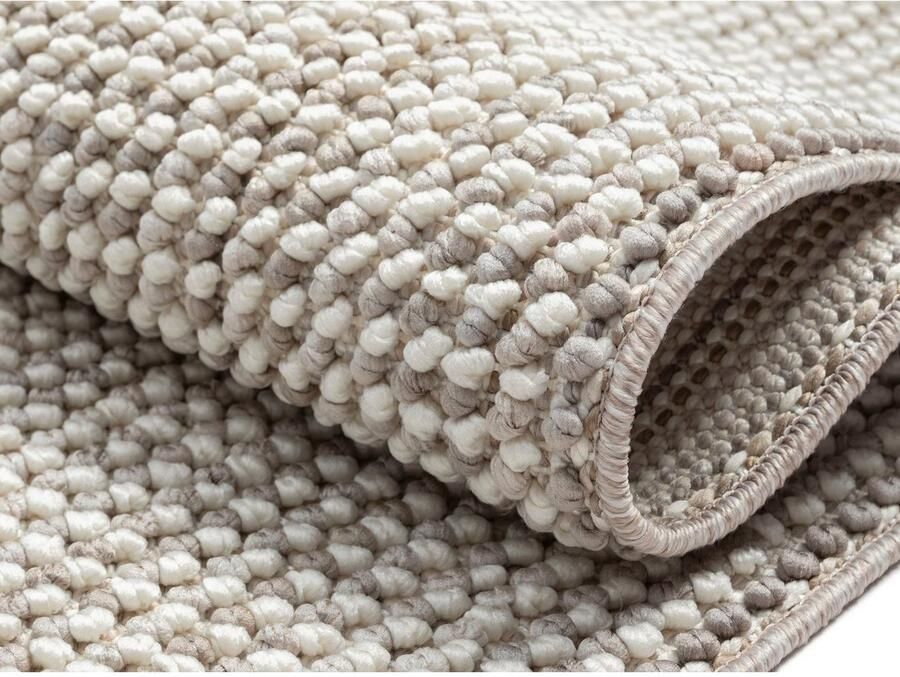 My home Vloerkleed Vals Uni-kleuren gemêleerd sisal-look ook in rond verkrijgbaar met franjes - Foto 6