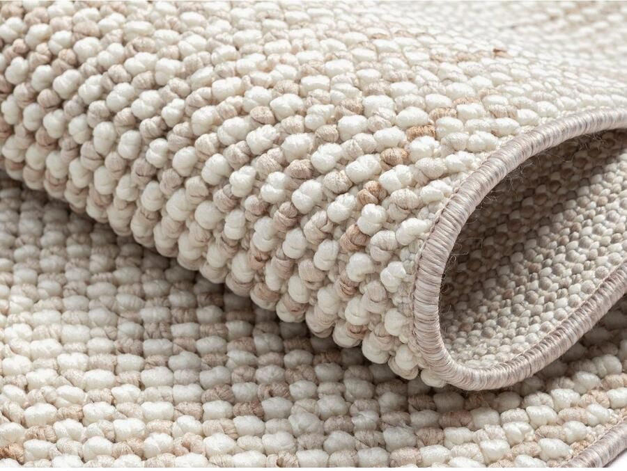 My home Vloerkleed Vals Uni-kleuren gemêleerd sisal-look ook in rond verkrijgbaar met franjes - Foto 6