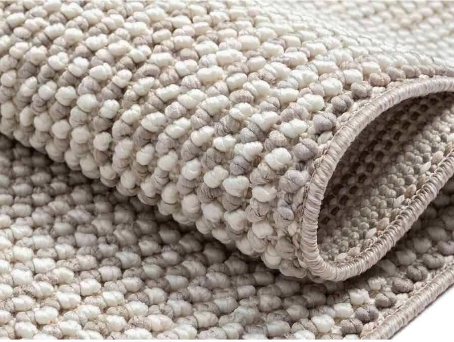 My home Vloerkleed Vals Uni-kleuren gemêleerd sisal-look ook in rond verkrijgbaar met franjes - Foto 6