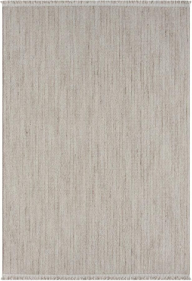 My home Vloerkleed Vals Uni-kleuren gemêleerd sisal-look ook in rond verkrijgbaar met franjes - Foto 9