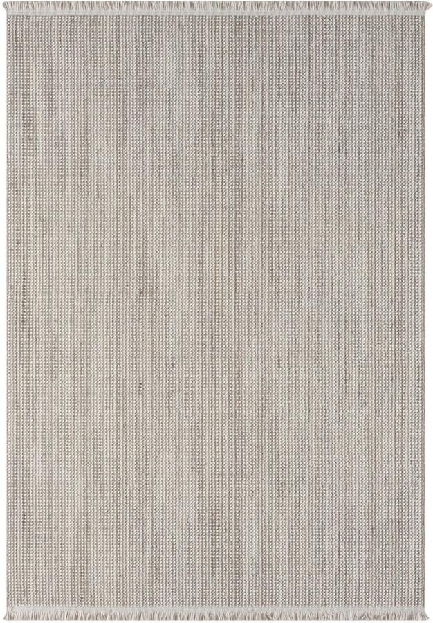 My home Vloerkleed Vals Uni-kleuren gemêleerd sisal-look ook in rond verkrijgbaar met franjes - Foto 9