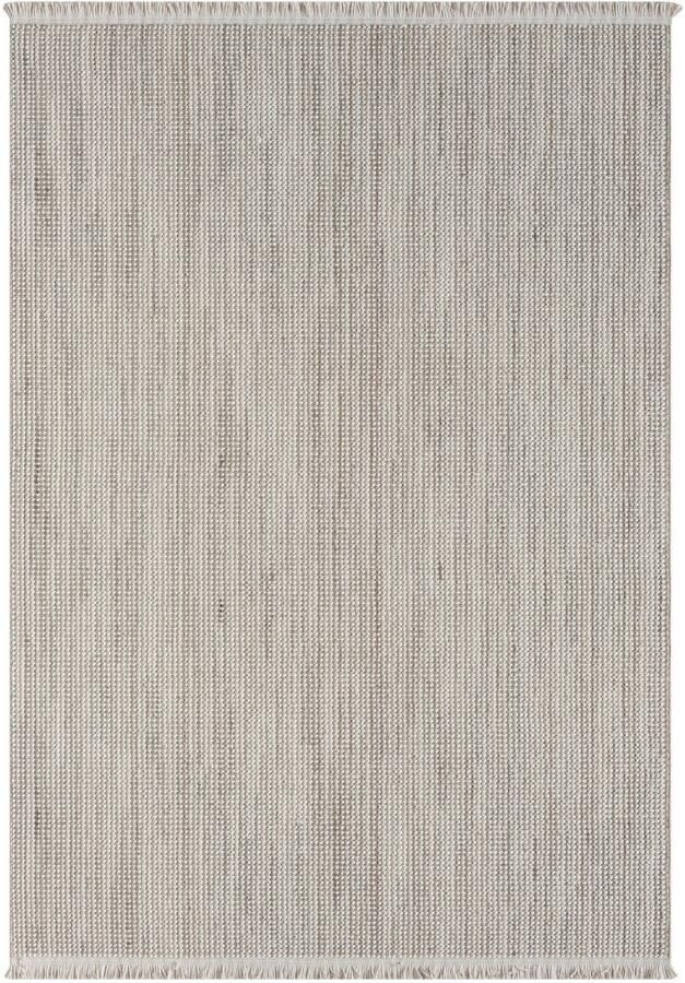 My home Vloerkleed Vals Uni-kleuren gemêleerd sisal-look ook in rond verkrijgbaar met franjes - Foto 9