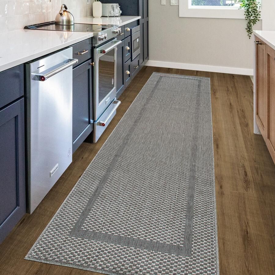 My home Vloerkleed Venetië rand is ook als loper verkrijgbaar Geschikt voor binnen en buiten sisal-look weerbestendig & uv-bestendig - Foto 9