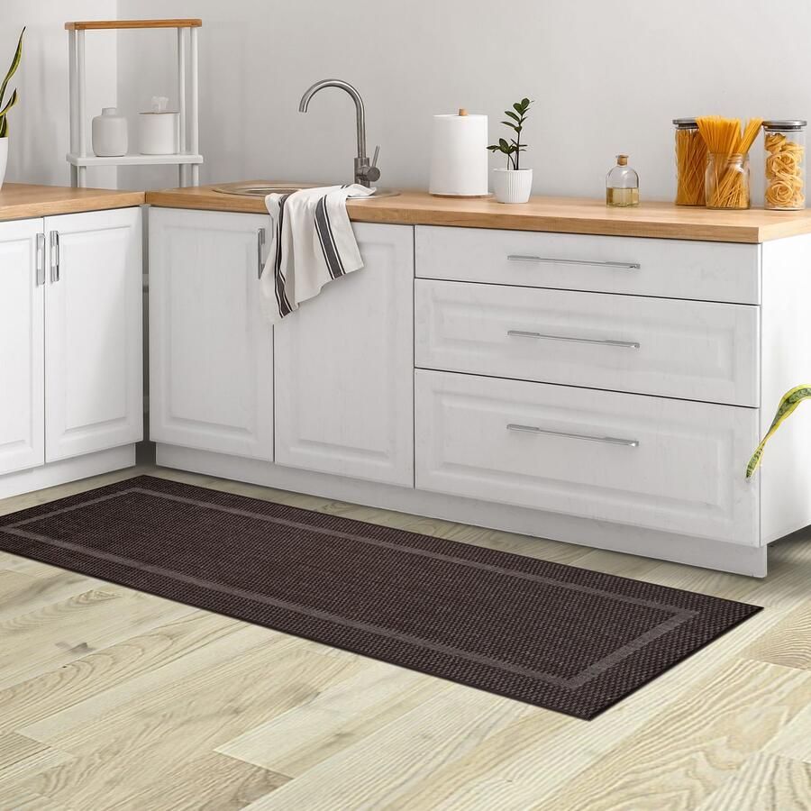 My home Vloerkleed Venetië rand is ook als loper verkrijgbaar Geschikt voor binnen en buiten sisal-look weerbestendig & uv-bestendig - Foto 3
