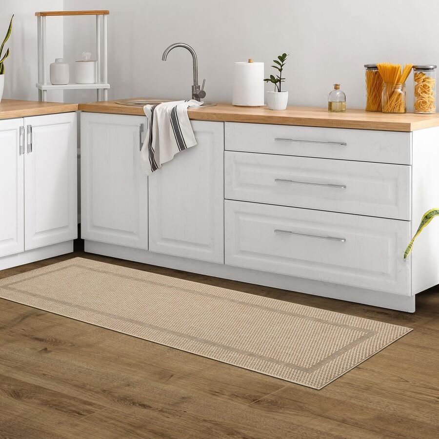 My home Vloerkleed Venetië rand is ook als loper verkrijgbaar Geschikt voor binnen en buiten sisal-look weerbestendig & uv-bestendig - Foto 4