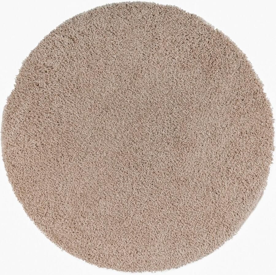 My home Vloerkleed Viva vloerkleed rond Unikleuren uni bijzonder zacht en behaaglijk - Foto 4