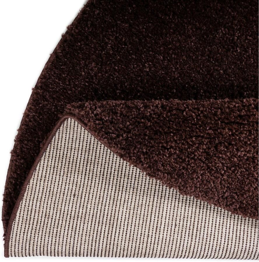 My home Vloerkleed Viva vloerkleed rond Unikleuren uni bijzonder zacht en behaaglijk - Foto 4