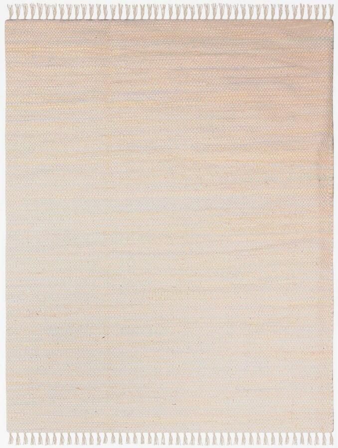 My home Vloerkleed Wertingen Handgeweven tapijt effen kleuren 90% katoen handgeweven woonkamer - Foto 5