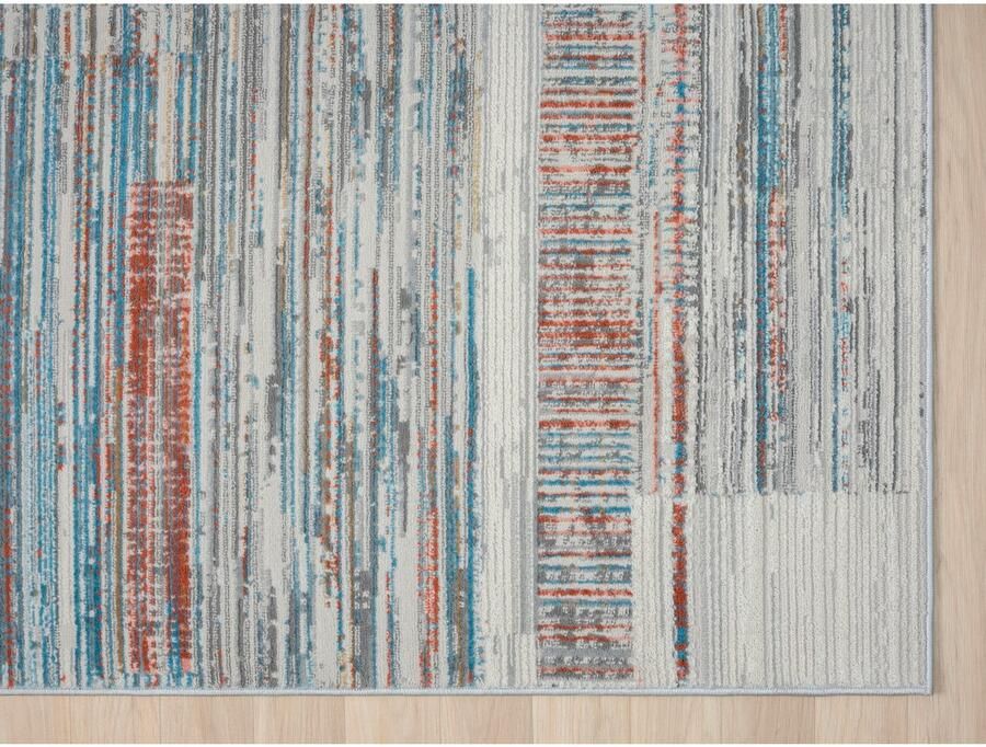 My home Vloerkleed Ziven Kortpolig modern kleurrijk onderhoudsvriendelijk hoog-laag woonkamer - Foto 6