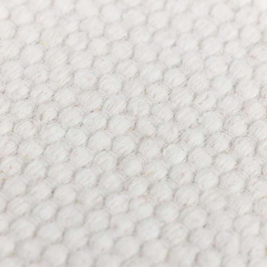 My home Wollen kleed Woolscape 1 Omkeerbaar tapijt handgeweven kwaliteit uni 100% wol woonkamer - Foto 5