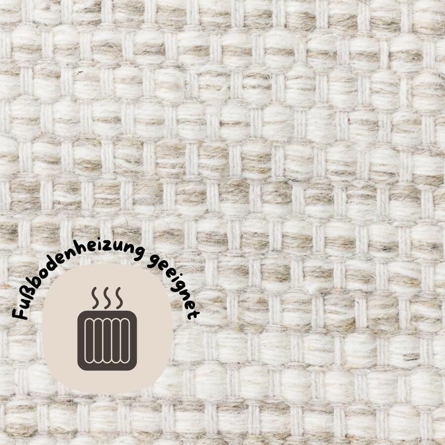 My home Wollen kleed Woolscape Omkeerbaar tapijt handgeweven kwaliteit gemêleerd 100% wol woonkamer - Foto 6