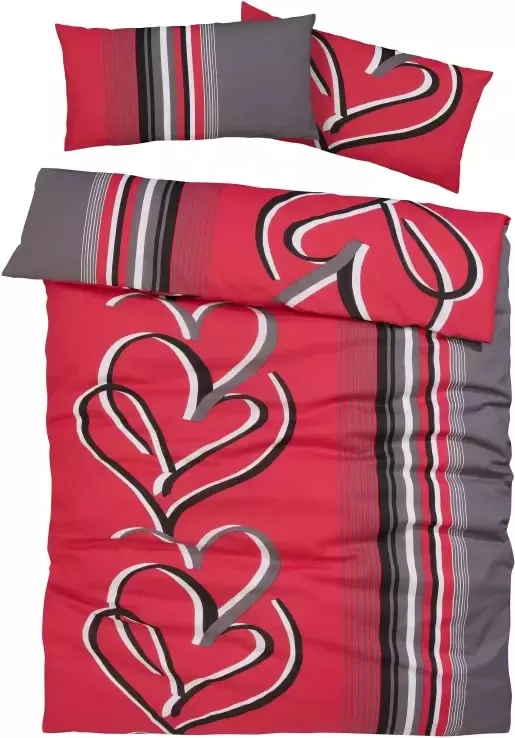 My home Overtrekset Area in mt. 135x200 of 155x220 cm Dekbedovertrek in verschillende kwaliteiten (2-delig) - Foto 5