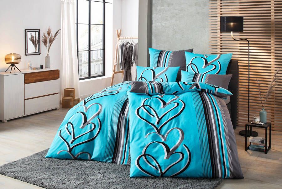 My home Overtrekset Area in mt. 135x200 of 155x220 cm Dekbedovertrek in verschillende kwaliteiten (2-delig) - Foto 8