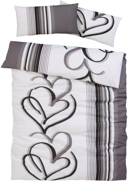 My home Overtrekset Area in mt. 135x200 of 155x220 cm Dekbedovertrek in verschillende kwaliteiten (2-delig) - Foto 6