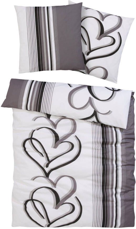 My home Overtrekset Area in mt. 135x200 of 155x220 cm Dekbedovertrek in verschillende kwaliteiten (2-delig) - Foto 3