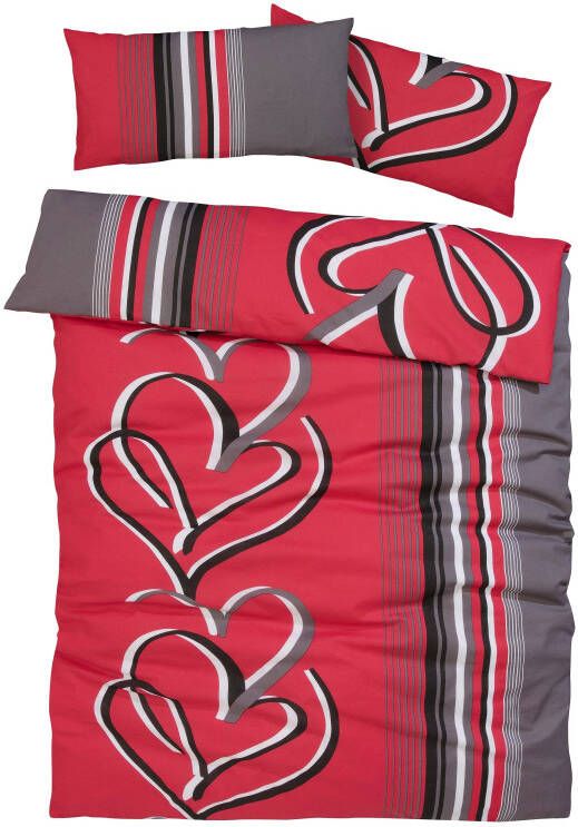 My home Overtrekset Area in mt. 135x200 of 155x220 cm Dekbedovertrek in verschillende kwaliteiten (2-delig) - Foto 6