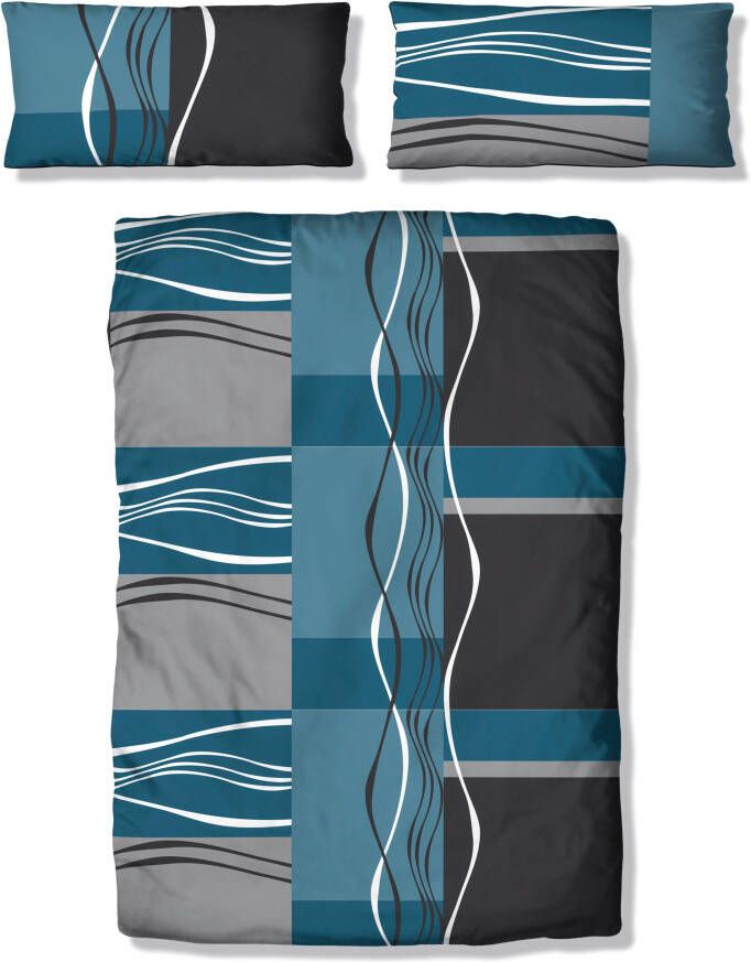 My home Beddengoed Kelian in verschillende kwaliteiten gedessineerde dekbedovertrek - Foto 5