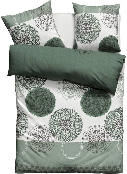 My home Beddengoed Tesso in mt. 135x200 155x220 of 200x200 cm Katoen dekbedovertrek met ornamenten en in verschillende kwaliteiten - Foto 6