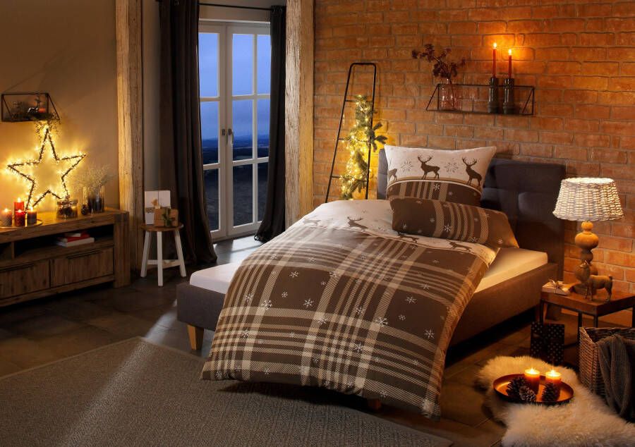 My home Overtrekset Wenda van polycotton (verkoelend) + fijnflanel (warm 100% katoen) (2-delig) - Foto 8