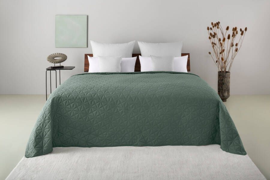 My home Sprei Tesso effen met grafisch patroon - Foto 3