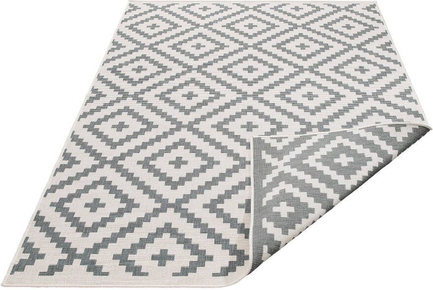 My home Vloerkleed Ronda tweezijdig te gebruiken kleed Sisal-look platweefsel in- en outdoor geometrisch boho design