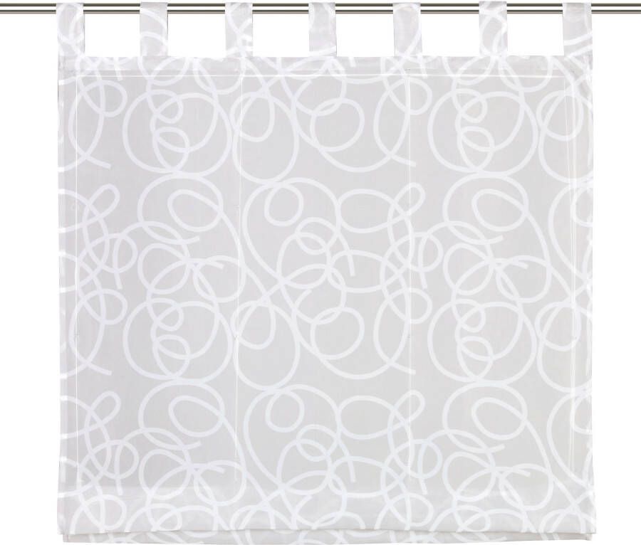 My home Romeins rolgordijn Tanaro Halftransparant voile polyester (1 stuk) - Foto 1