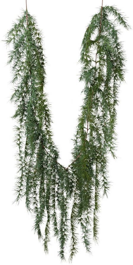 My home Winterse kunstplant Hermine kerstversiering kerstguirlande Guirlande van cedertwijgen lengte ca. 190 cm (1 stuk) - Foto 1