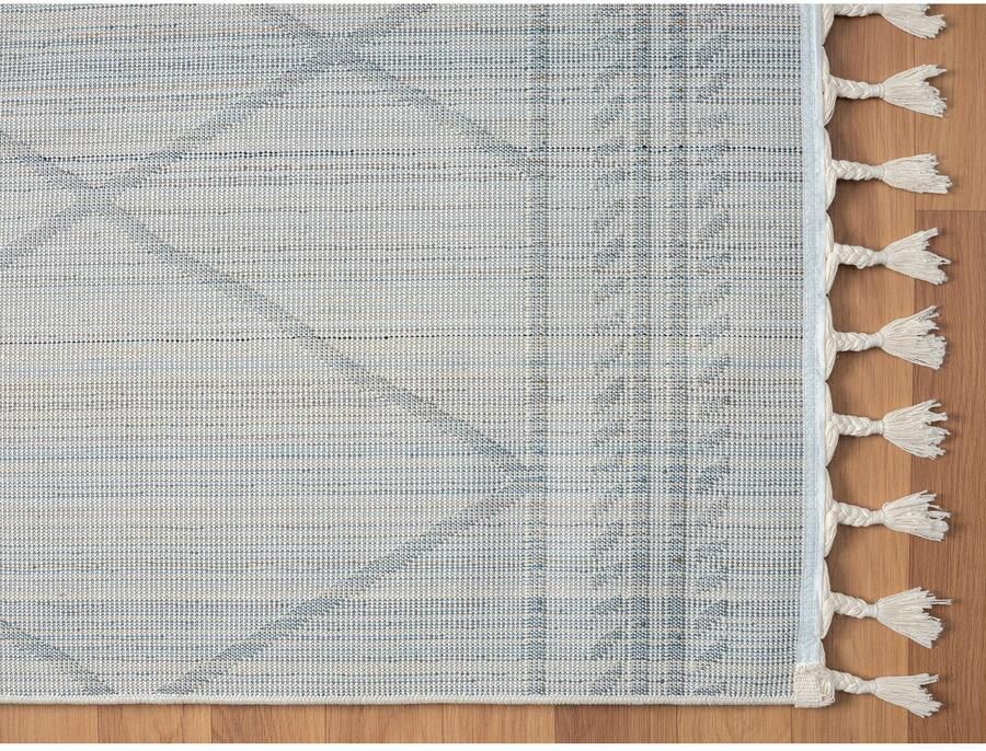 Myflair Möbel & Accessoires Hoogpolig vloerkleed Marokkaans Design MAGAZIJNOPRUIMING! modern marokkaans ontwerp ruitenpatroon zacht met franjes - Foto 3