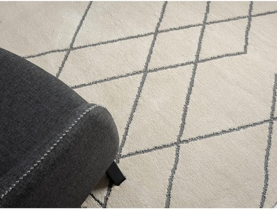 Myflair Möbel & Accessoires Hoogpolig vloerkleed Marokkaans Design MAGAZIJNOPRUIMING! modern marokkaans ontwerp ruitenpatroon zacht met franjes - Foto 4