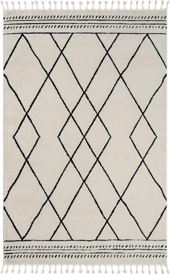 Myflair Möbel & Accessoires Hoogpolig vloerkleed Marokkaans Design MAGAZIJNOPRUIMING! modern marokkaans ontwerp ruitenpatroon zacht door hoogpolig - Foto 7