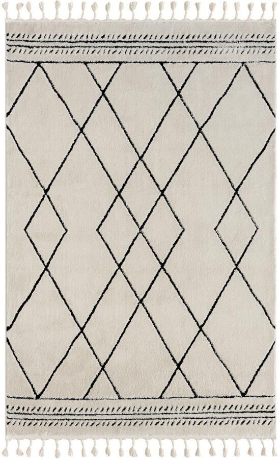 Myflair Möbel & Accessoires Hoogpolig vloerkleed Marokkaans Design MAGAZIJNOPRUIMING! modern marokkaans ontwerp ruitenpatroon zacht door hoogpolig - Foto 7