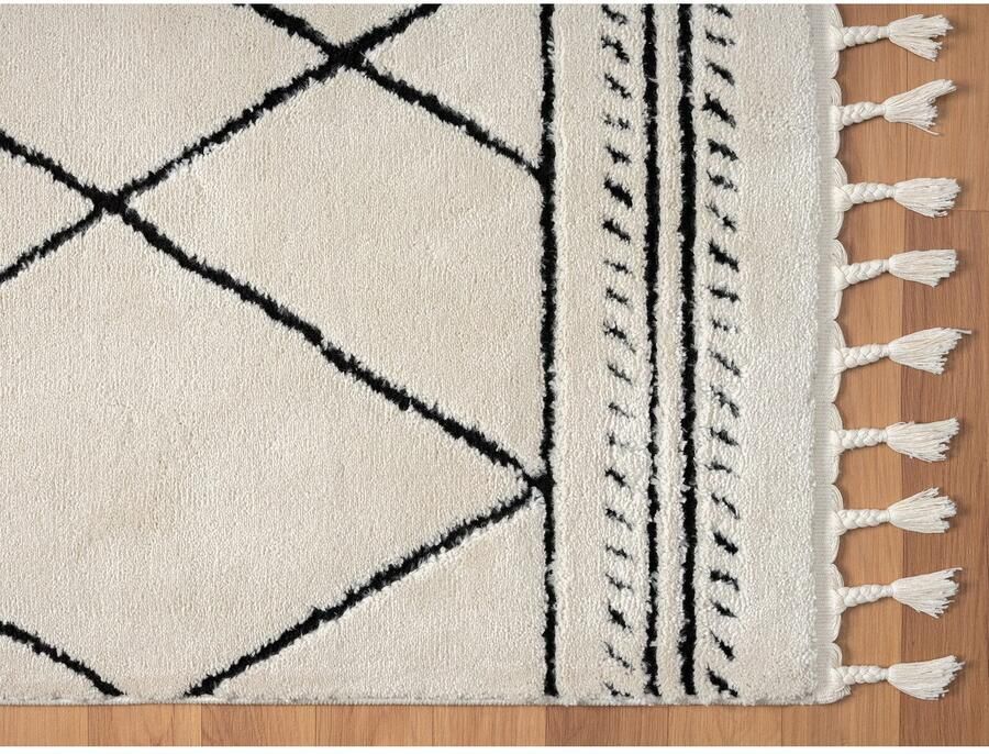 Myflair Möbel & Accessoires Hoogpolig vloerkleed Marokkaans Design MAGAZIJNOPRUIMING! modern marokkaans ontwerp ruitenpatroon zacht door hoogpolig - Foto 2