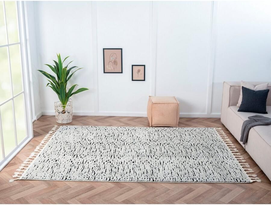 Myflair Möbel & Accessoires Hoogpolig vloerkleed Marokkaanse Rotswand MAGAZIJNOPRUIMING! modern marokkaans ontwerp gemêleerd fluffy zacht met franjes - Foto 5