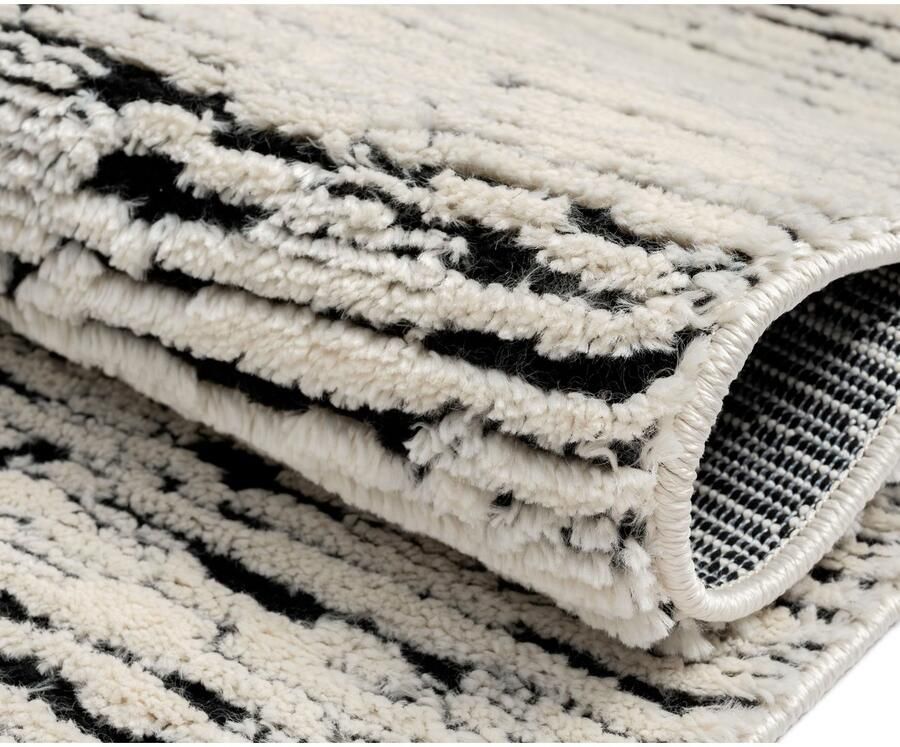 Myflair Möbel & Accessoires Hoogpolig vloerkleed Marokkaanse Rotswand MAGAZIJNOPRUIMING! modern marokkaans ontwerp gemêleerd fluffy zacht met franjes