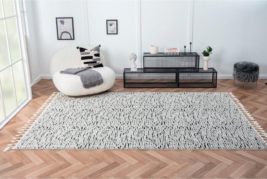 Myflair Möbel & Accessoires Hoogpolig vloerkleed Marokkaanse Rotswand MAGAZIJNOPRUIMING! modern marokkaans ontwerp gemêleerd fluffy zacht met franjes - Foto 6