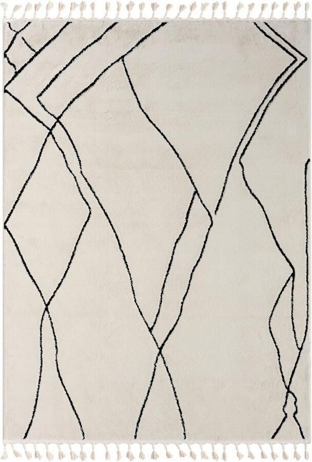 Myflair Möbel & Accessoires Hoogpolig vloerkleed Marokkaanse Tekenlijn MAGAZIJNOPRUIMING! modern marokkaans ontwerp fluffy zacht door hoogpolig - Foto 7