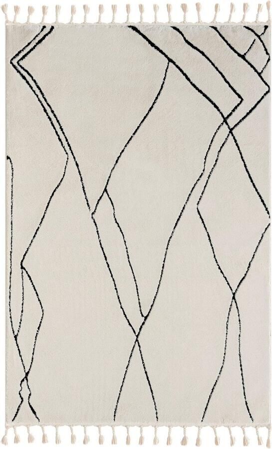 Myflair Möbel & Accessoires Hoogpolig vloerkleed Marokkaanse Tekenlijn MAGAZIJNOPRUIMING! modern marokkaans ontwerp fluffy zacht door hoogpolig - Foto 7