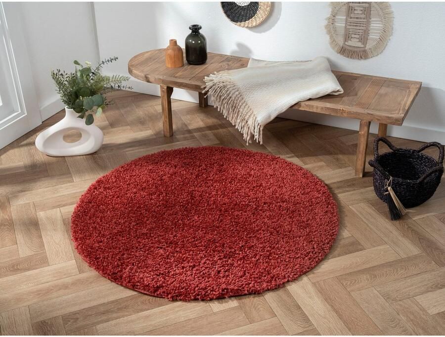Myflair Möbel & Accessoires Hoogpolig vloerkleed My Shaggy uni kleuren licht glanzend microvezel extra fluffy - Foto 6